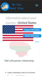 Mobile Screenshot of doyouneedvisa.com