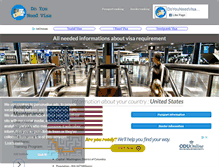 Tablet Screenshot of doyouneedvisa.com